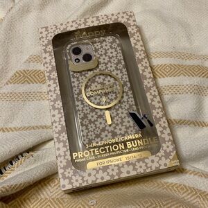 XO Poppy 3-in-1 Phone Protection Bundle (no screen protector) iPhone 15/14/13